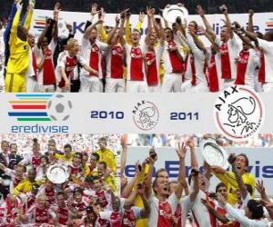 yapboz AFC Ajax Amsterdam, Şampiyonlar Ligi Hollanda - Eredivisie - 2010-11